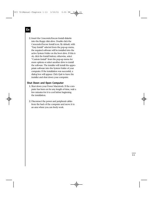 PCI TriManual-Intro - Sonnet Technologies