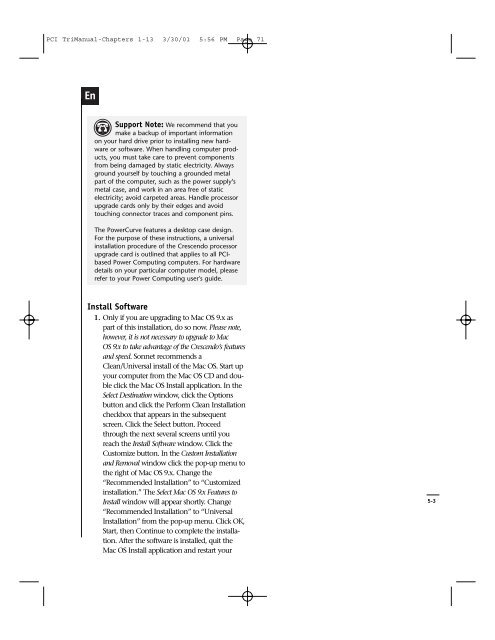 PCI TriManual-Intro - Sonnet Technologies