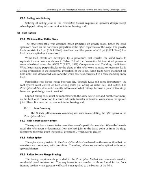 SPECIFICATION FOR THE DESIGN OF - Transcon Steel