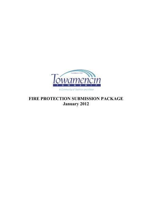 Fire Protection Permit - Towamencin Township
