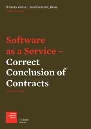 Software as a Service â Correct Conclusion of Contracts