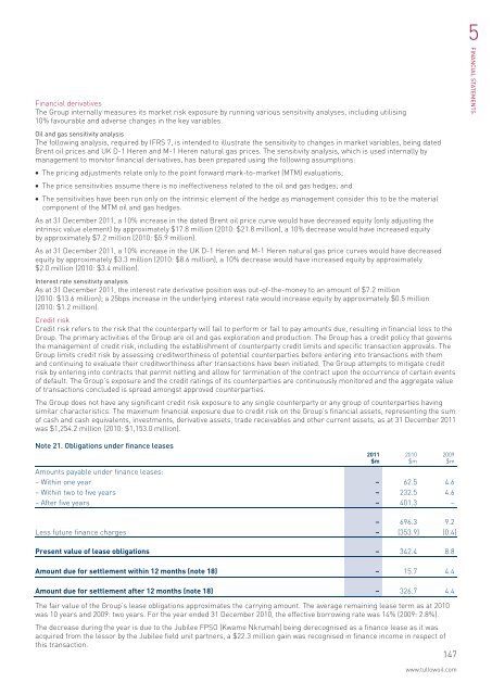 2011 Annual Report PDF - Tullow Oil plc