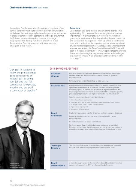 2011 Annual Report PDF - Tullow Oil plc