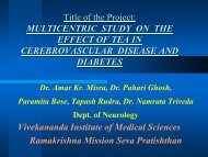 Multicentric Study on The Effect of Tea in ... - ILSI India