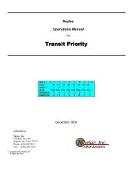 Naztec Operations Manual for Transit Priority - HART
