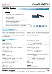 NP308 Series 8-Port RS-232/485/422 to Ethernet Serial ... - Telkolink