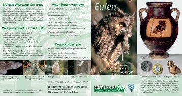 BJV und Wildland-Stiftung Was macht die  Eule zur Eule?