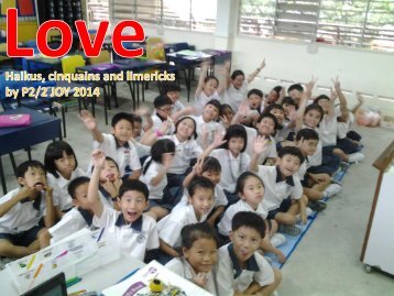 P2/2 JOY 2014 Poetry Collection - LOVE