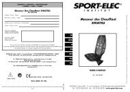 Masseur dos Chauffant SHIATSU - Sport-elec.com