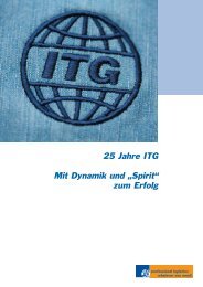 JubilÅ ums-BroschÅ¸re 16 S - ITG GmbH