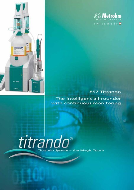 857 Titrando The intelligent all-rounder with ... - Lambda-Med Kft.