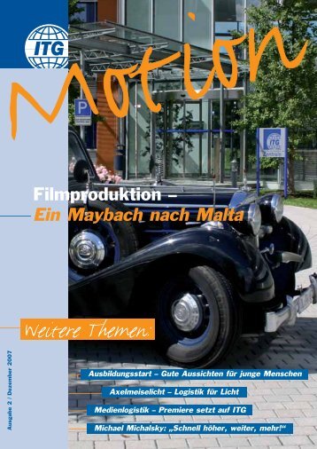Filmproduktion Ein Maybach nach Malta - ITG GmbH