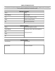 Promissory Note Receivable Sample