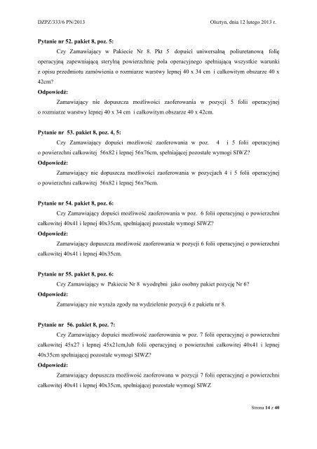 Pytania i odpowiedzi.pdf - WojewÃ³dzki Szpital Specjalistyczny w ...