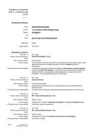 Curriculum vitae - Urban Center