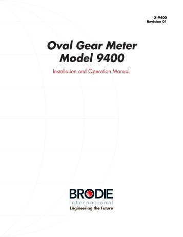 9400 Oval Manual - Brodie International