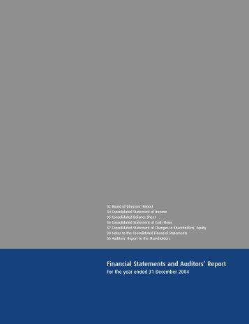 Financial Statements 2004 - National Bank of Kuwait