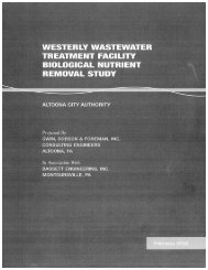 Altoona Westerly WWTF BNR Report - Gwin, Dobson & Foreman, Inc.