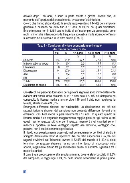 Gruppo di ricerca della Zancan Formazione - Assemblea Legislativa