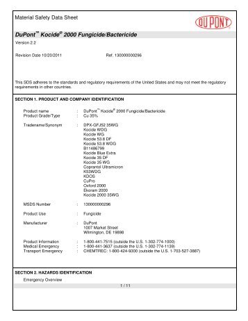 DuPont Kocide 2000 Fungicide/Bactericide