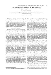 The Schistosome Vectors in the Americas - SciELO