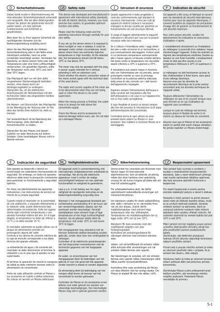 H03013A MISCEO 3 ANLEITUNG.cdr - Armin Hamma Umwelttechnik