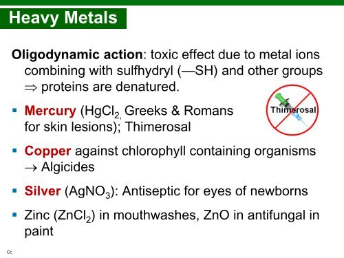 Chapter 7 The Control of Microbial Growth