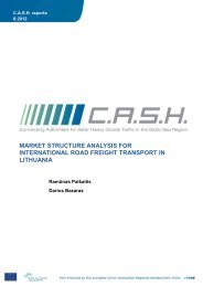 market structure analysis for international road freight transport in ...