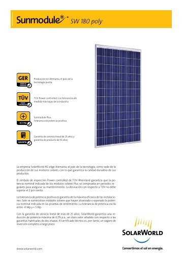 SW 180 poly - SolarWorld AG