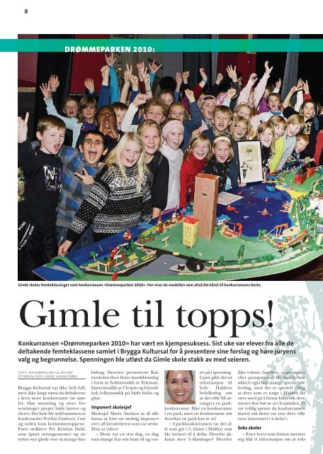 Gimle skole til topps! Brannvesenet 100 år Allsidig ... - Byline