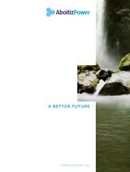 2009 Annual Report - Aboitiz Equity Ventures