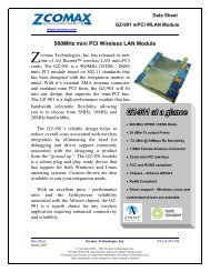 900MHz mini PCI Wireless LAN Module