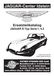 Ersatzteilkatalog JAGUAR E-Typ Serie 1, 4.2 - Oldtimer Veteranen ...