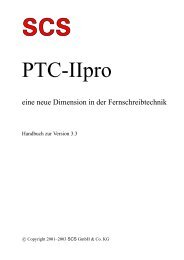 Handbuch PTC-IIpro