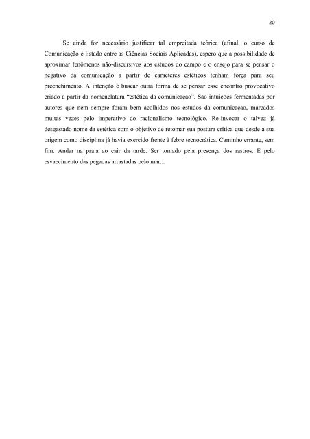 COMUNICAR, VERBO INTRANSITIVO Ensaio para uma ... - UFRJ