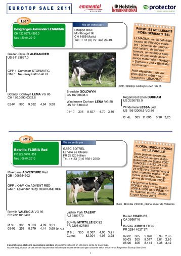 tÃ©lÃ©charger le catalogue de la vente Eurotop au format Pdf - Web-agri
