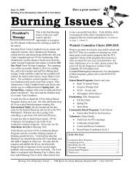 Burning Issues - burningtreepta