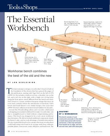 The Essential Workbench - Fine Woodworking