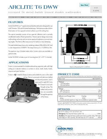 spec sheet - Edison Price Lighting