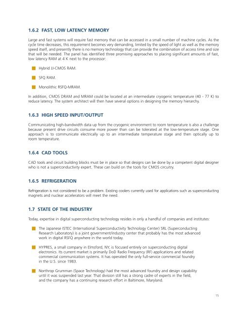 Superconducting Technology Assessment - nitrd