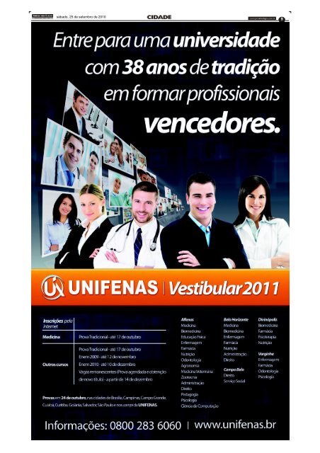 sábado, 25 de setembro de 2010 - Jornal dos Lagos