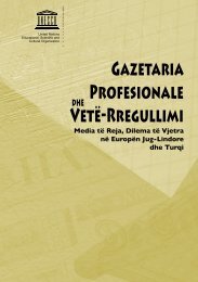 Gazetaria Profesionale VetÃ«-Rregullimi - Albanian Media Institute