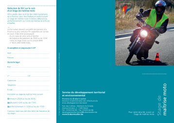 Stage de maÃ®trise moto - Province du Brabant wallon