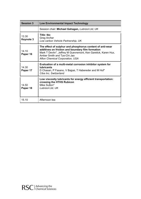 Additives 2009 - Aftp