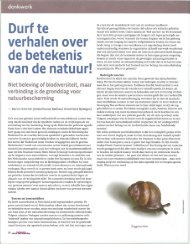 Durf te verhalen over de betekenis van de natuur! - XMS