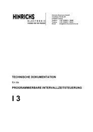 1. GERÄTEBESCHREIBUNG - Hinrichs Electronic