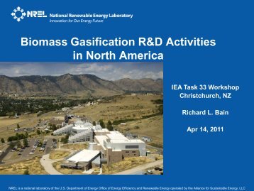 Biomass Gasification R&D Activities in North America - Wood ...