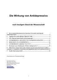 Die Wirkung von  Antidepressiva - IPPM