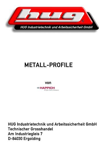 HAPPICH-Metall-Profile PDF-Katalog der ... - hug-technik ergolding