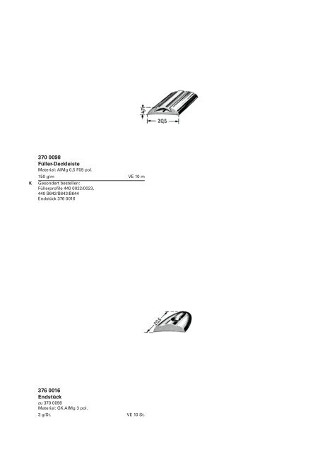 HAPPICH-Metall-Profile PDF-Katalog der ... - hug-technik ergolding